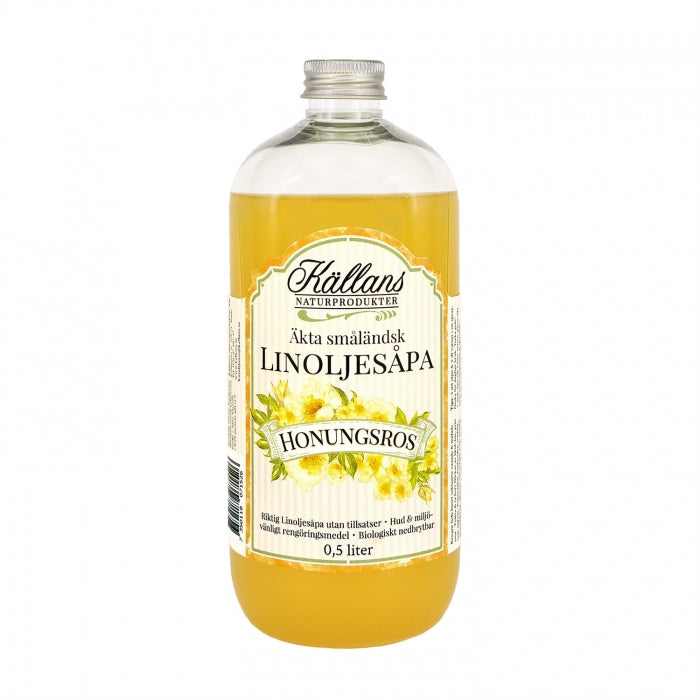 Källans Linoljesåpa - Honungsros