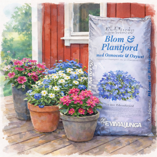 Emmaljunga Torv Exklusiv Plantjord 50l – Näring hela sommaren