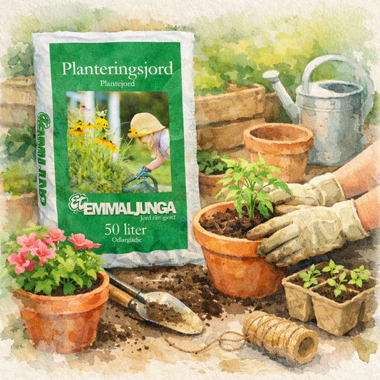 Emmaljunga Torv Planteringsjord 50l - en säck som funkar till det mesta