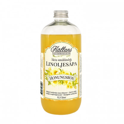 Källans Linoljesåpa - Honungsros