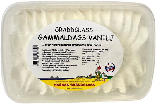 GRÄDDGLASS GAMMELDAGS VANILJ