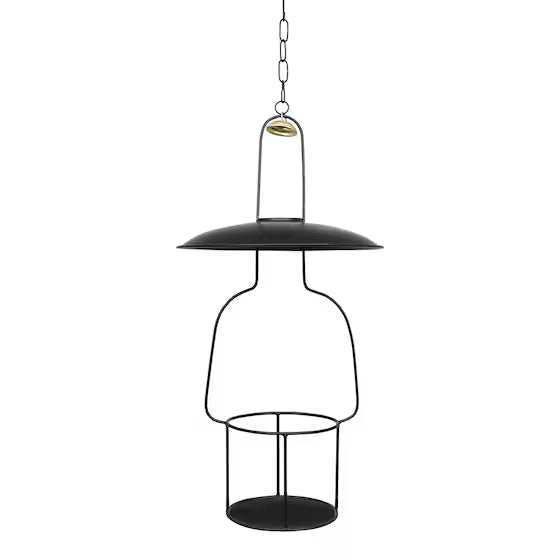 Hängande Ställning Svart till Fotogenlampa Rak Stor