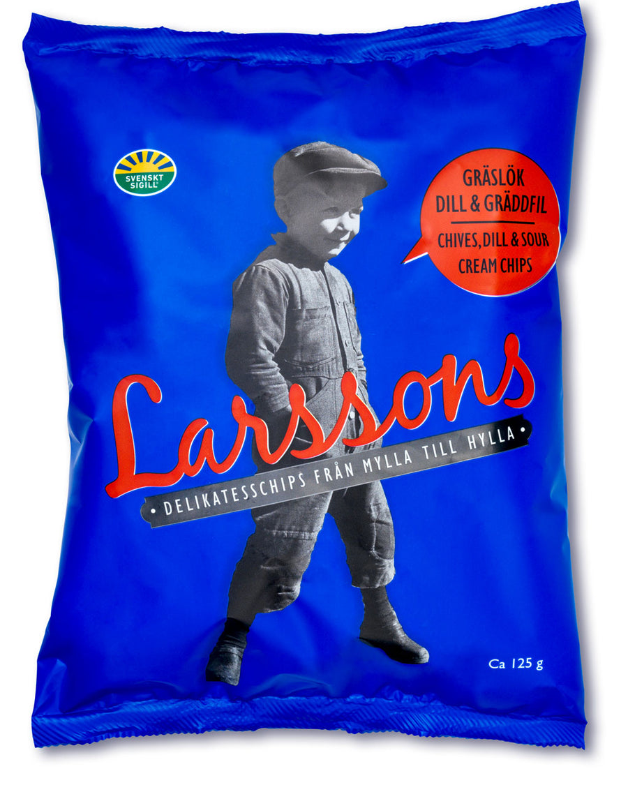 Larssons Chips Dill & Gräslök