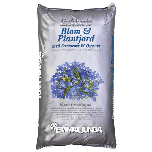 Emmaljunga Torv Exklusiv Plantjord 50l – Näring hela sommaren