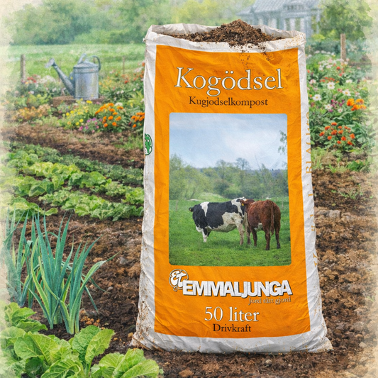 Emmaljunga Torv Kogödselkompost 50l - Naturlig drivkraft för trädgården