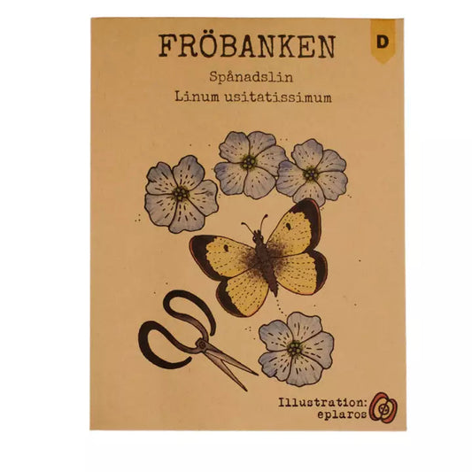 Spånadslin Blå Lin - Fröbanken