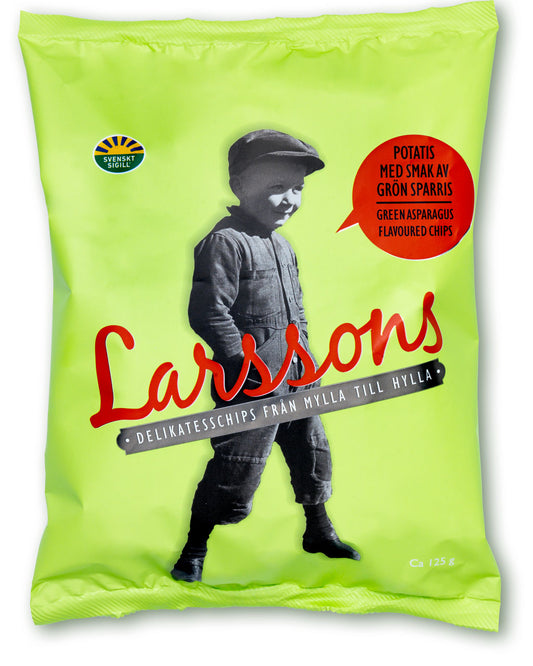 Larssons Chips Grön Sparris