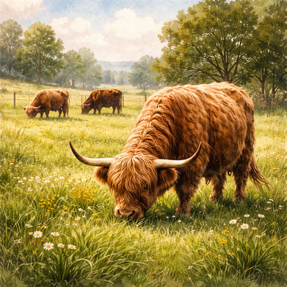 Nötfärslåda 10 kg – Highland Cattle