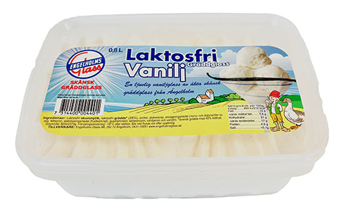 Laktosfri Gräddglass Vanilj 0.8 L